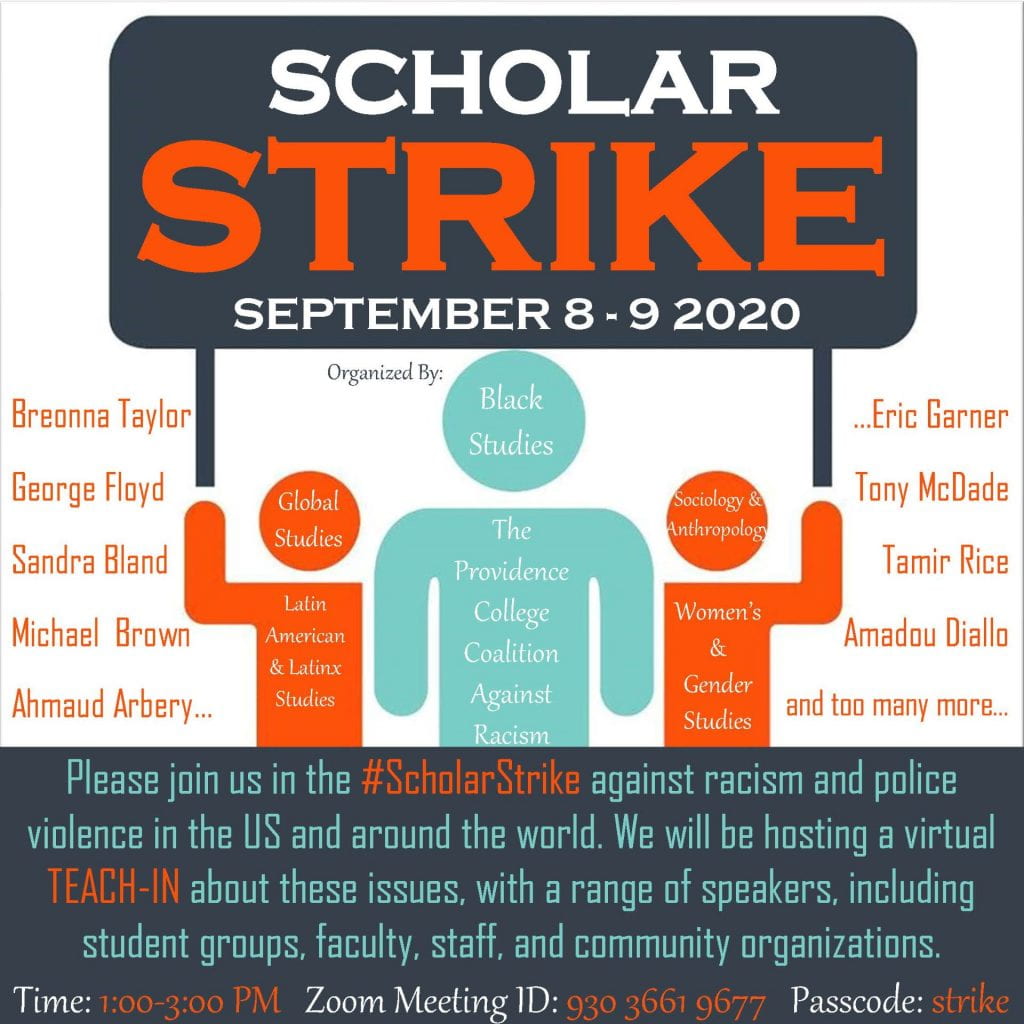 advertisement for Scholar Strike