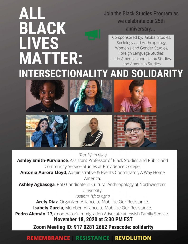 Black lives matter poster