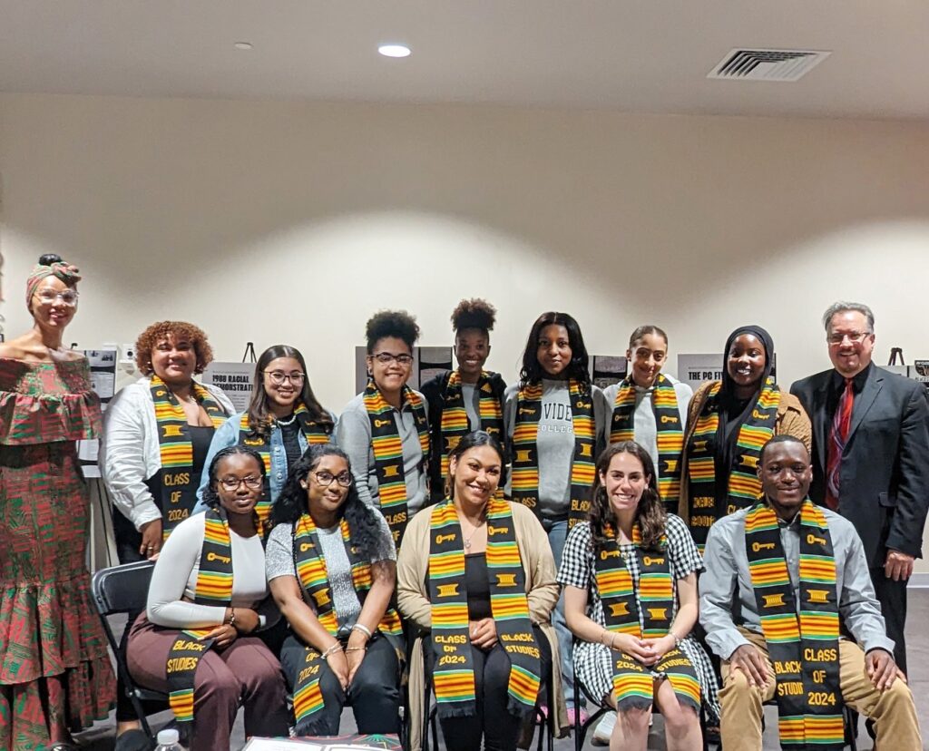 a group of black studies students