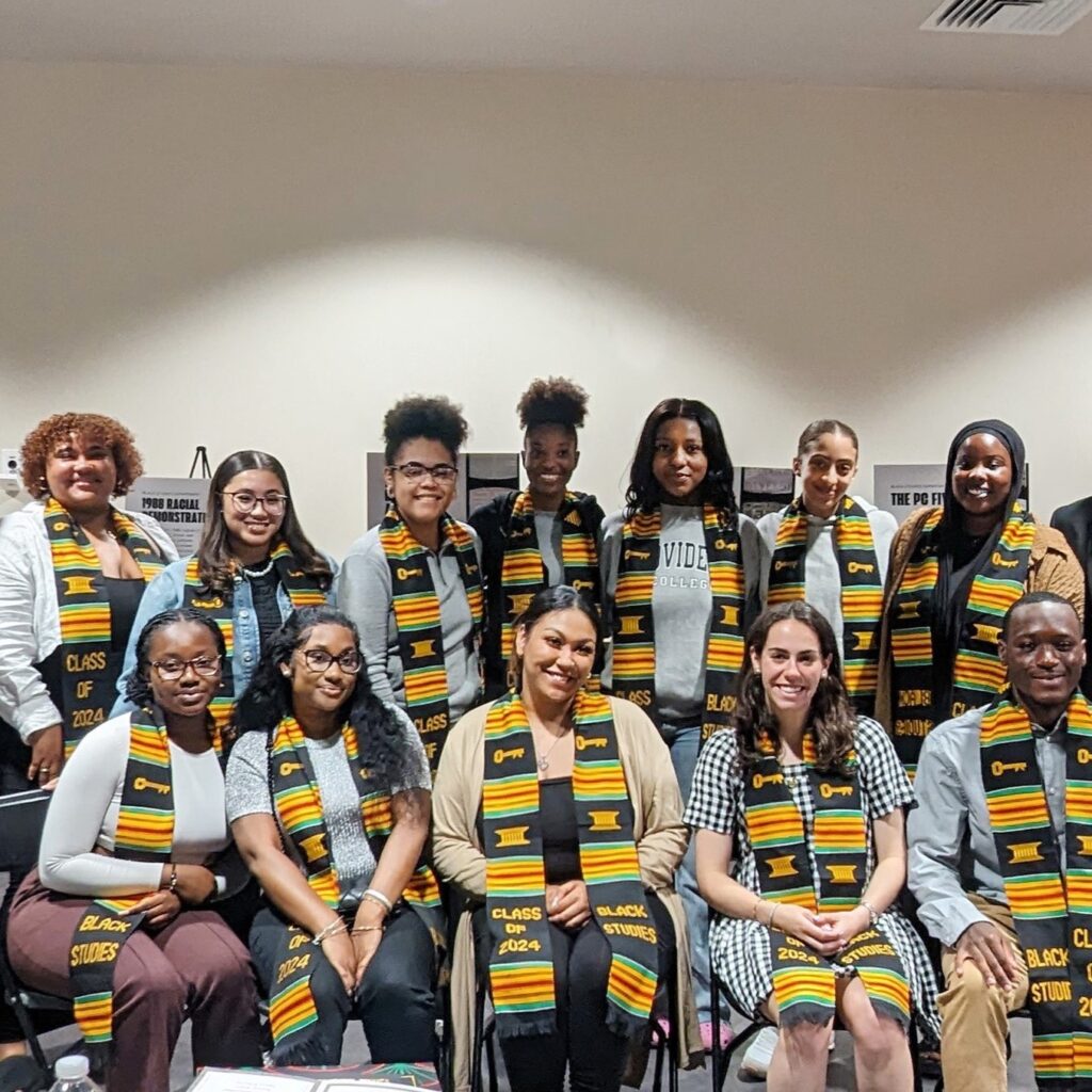 a group of black studies students